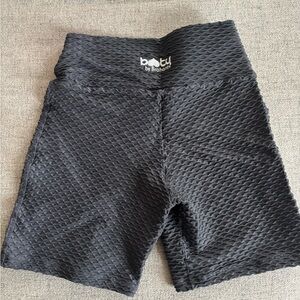 Booty by Brabants Gray Textured Bike Shorts